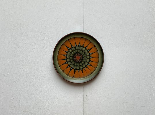 Vintage German Wall Plate in Ceramic from Keramik Manufaktur Kupfermühle, 1970s-UAH-1337858