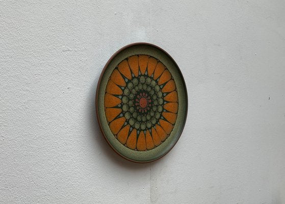 Vintage German Wall Plate in Ceramic from Keramik Manufaktur Kupfermühle, 1970s-UAH-1337858