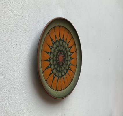 Vintage German Wall Plate in Ceramic from Keramik Manufaktur Kupfermühle, 1970s-UAH-1337858