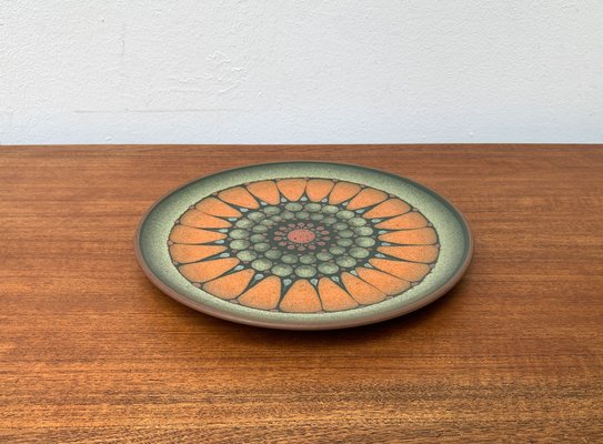 Vintage German Wall Plate in Ceramic from Keramik Manufaktur Kupfermühle, 1970s-UAH-1337858