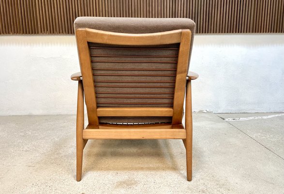 Vintage German Walnut Lounge Chairs, 1960s, Set of 2-JP-1341966