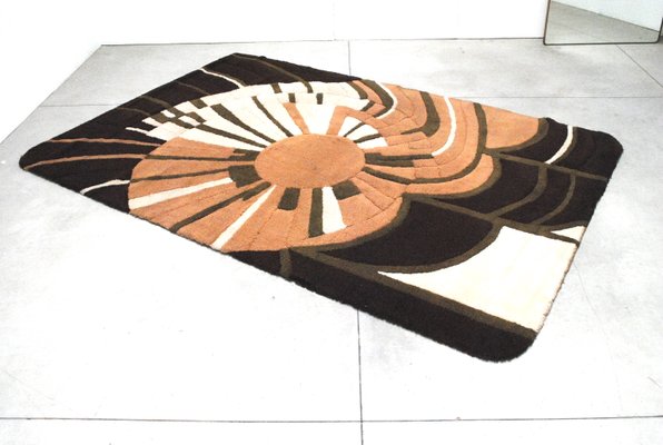 Vintage German Wool Rug from Dralon, 1970s-JQO-1251402