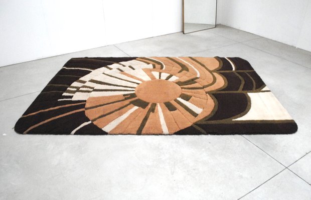 Vintage German Wool Rug from Dralon, 1970s-JQO-1251402