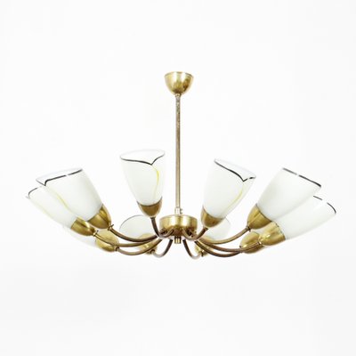 Vintage Gilt Chandelier, 1960s-JUN-1788976