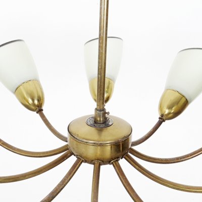 Vintage Gilt Chandelier, 1960s-JUN-1788976