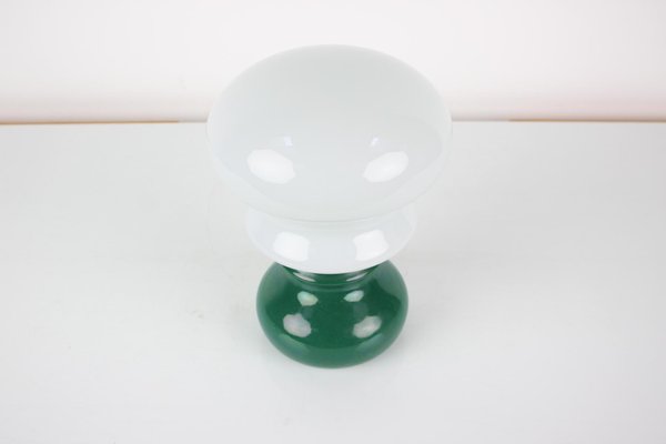 Vintage Glass and Ceramic Table Lamp, 1970s-TZ-1287091