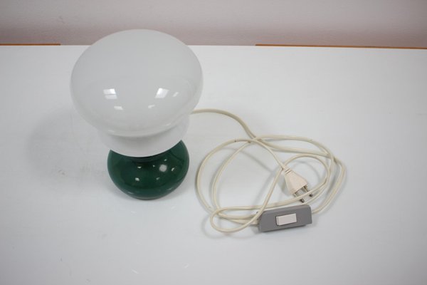 Vintage Glass and Ceramic Table Lamp, 1970s-TZ-1287091