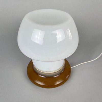 Vintage Glass and Ceramic Table Lamp by Ivan Jakeš, 1960s-TZ-1028647