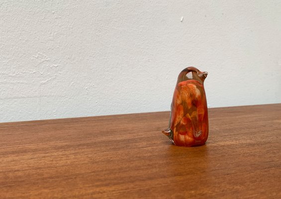 Vintage Glass Animal Penguin Sculpture from Mtarfa Glassblowers-UAH-1320020