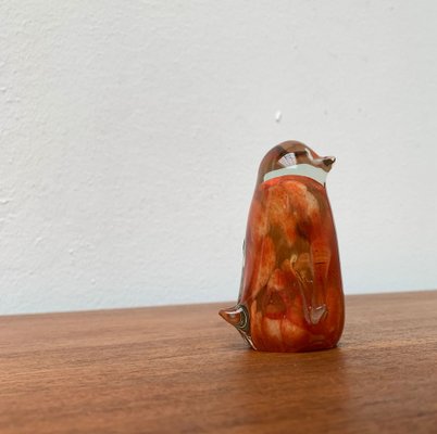 Vintage Glass Animal Penguin Sculpture from Mtarfa Glassblowers-UAH-1320020