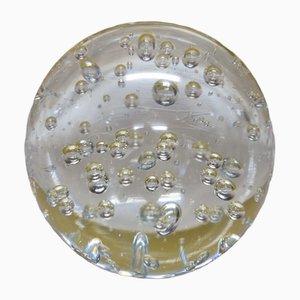 Vintage Glass Ball Paperweight, Late 20th Century-VHW-2035806