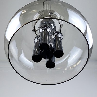 Vintage Glass Ball Pendant Lamp from Limburg-RY-553550