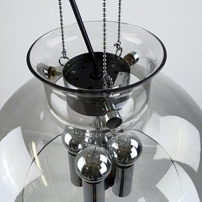 Vintage Glass Ball Pendant Lamp from Limburg-RY-553550