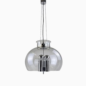 Vintage Glass Ball Pendant Lamp from Limburg-RY-553550