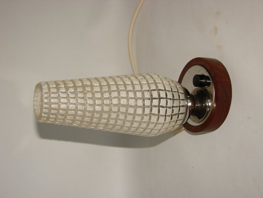 Vintage Glass Bedside Lamp, 1960s-XHP-1416935