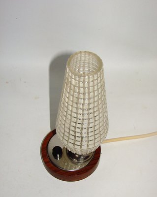 Vintage Glass Bedside Lamp, 1960s-XHP-1416935