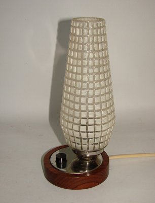 Vintage Glass Bedside Lamp, 1960s-XHP-1416935