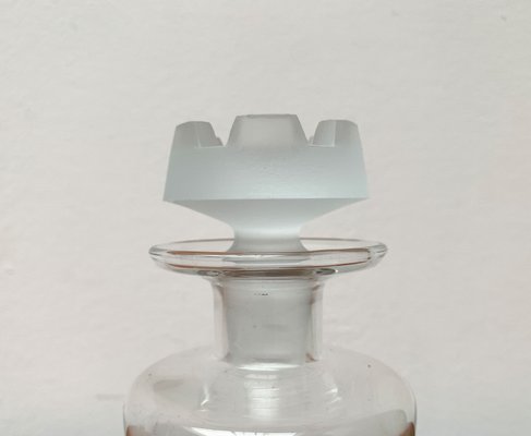 Vintage Glass Bottle from Bohemia Crystal, 1970s-UAH-1315254