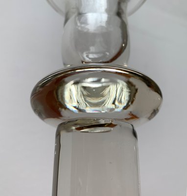 Vintage Glass Candleholder, 1970s, Set of 2-UAH-1377561