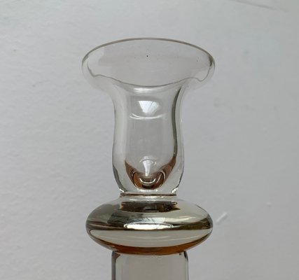 Vintage Glass Candleholder, 1970s, Set of 2-UAH-1377561