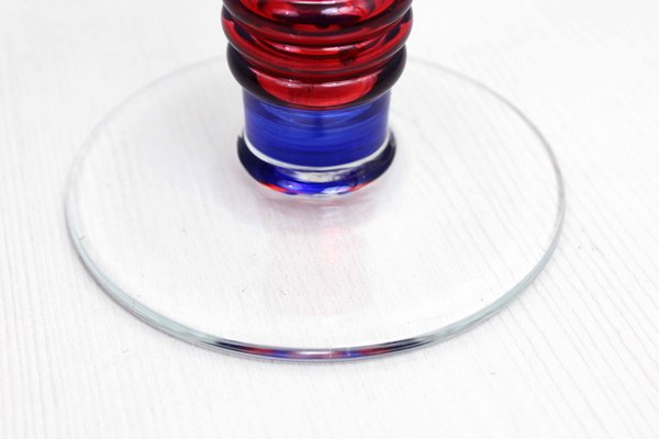 Vintage Glass Candleholder, 1990s-BQF-1756356