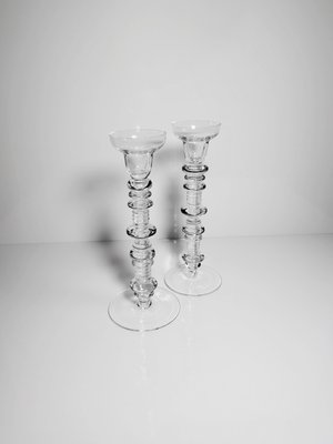 Vintage Glass Candlesticks from Peill & Putzler, 1960s-VTK-2022640