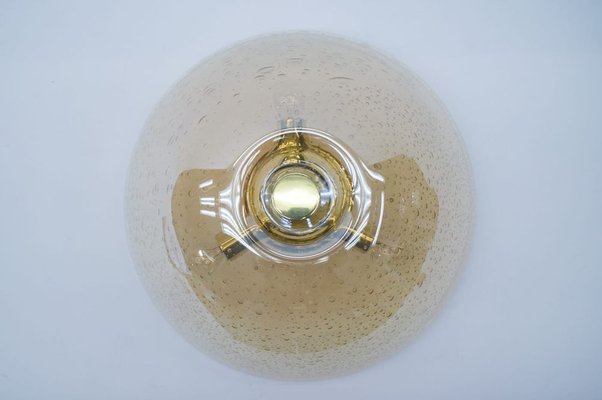 Vintage Glass Ceiling Lamp from WILA, 1970s-KQB-692955