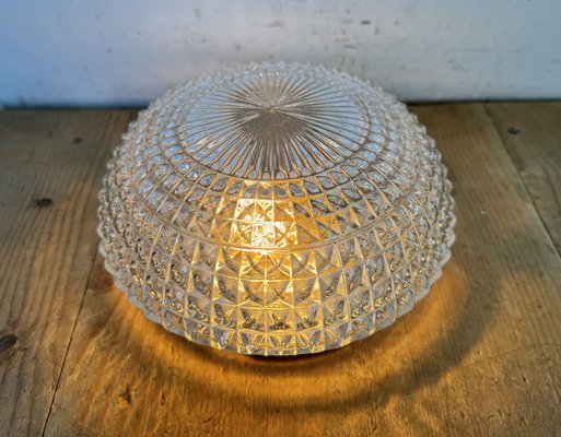 Vintage Glass Ceiling Light, 1970s-CGF-2043840