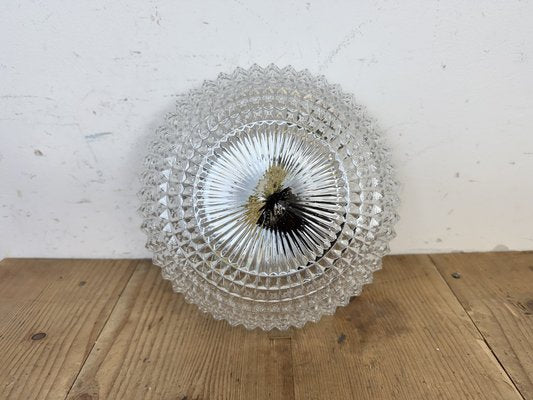 Vintage Glass Ceiling Light, 1970s-CGF-2043840