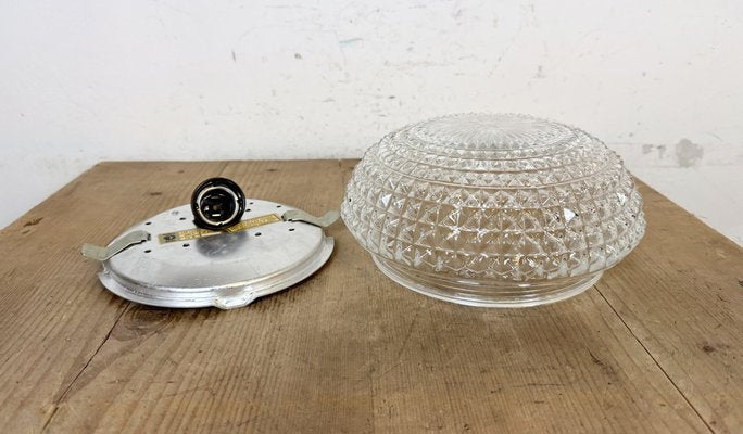 Vintage Glass Ceiling Light, 1970s-CGF-2043840