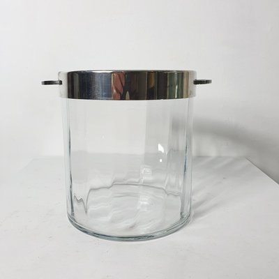 Vintage Glass Champagne Cooler, Italy, 1970s-FO-1179534