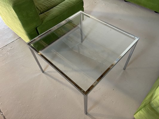 Vintage Glass Coffee Table, 1970s-WID-1728788