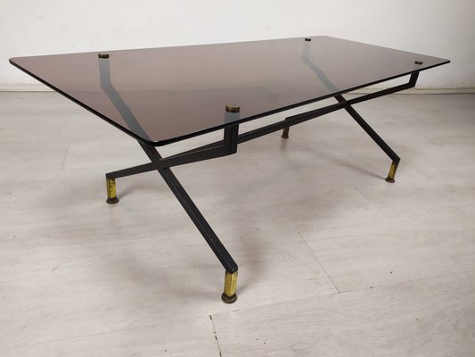 Vintage Glass Coffee Table-EAD-1325697