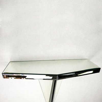 Vintage Glass Console Table-RY-553853