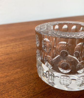 Vintage Glass Crystal Candleholder by Oleg Cassini-UAH-1294648