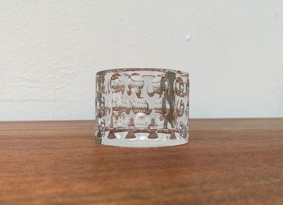 Vintage Glass Crystal Candleholder by Oleg Cassini-UAH-1294648