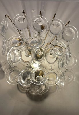 Vintage Glass Disc Sconces, 1960s, Set of 2-JJC-1775278