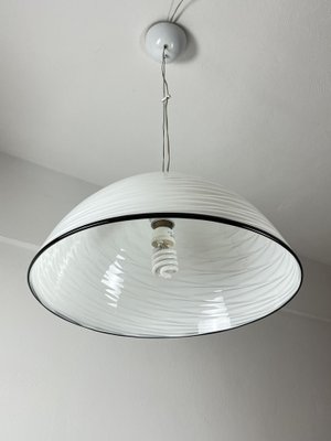 Vintage Glass Hanging Light, Italy, 1970s-YST-1742863