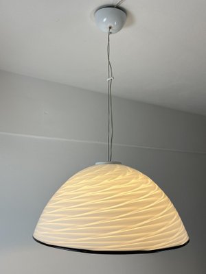 Vintage Glass Hanging Light, Italy, 1970s-YST-1742863