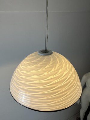 Vintage Glass Hanging Light, Italy, 1970s-YST-1742863