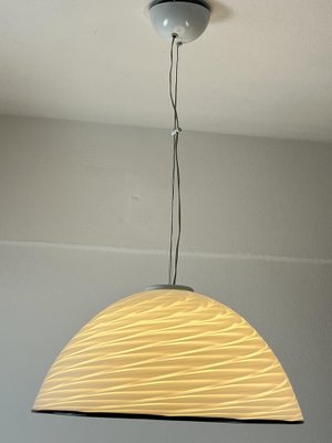 Vintage Glass Hanging Light, Italy, 1970s-YST-1742863