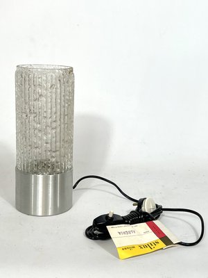 Vintage Glass Model Albenga Table Lamp from Stilux Milano, 1960s-OT-1317009