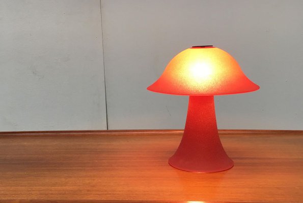 Vintage Glass Mushroom Table Lamp-UAH-856343