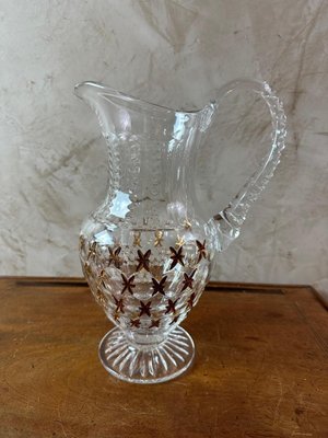 Vintage Glass Pitcher-BFK-2040408