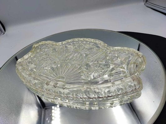 Vintage Glass Plate, 1960s-CAQ-1796352