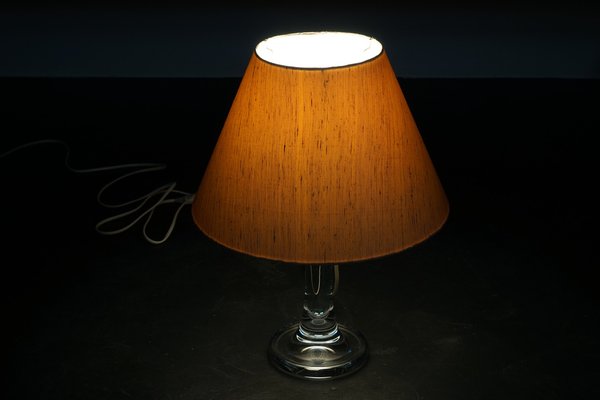 Vintage Glass Table Lamp from Holmegaard, 1960s-CIP-1104662