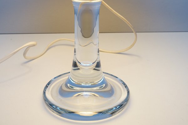 Vintage Glass Table Lamp from Holmegaard, 1960s-CIP-1104662