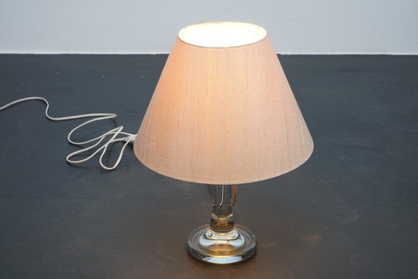 Vintage Glass Table Lamp from Holmegaard, 1960s-CIP-1104662