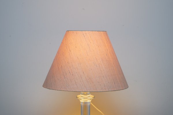 Vintage Glass Table Lamp from Holmegaard, 1960s-CIP-1104662