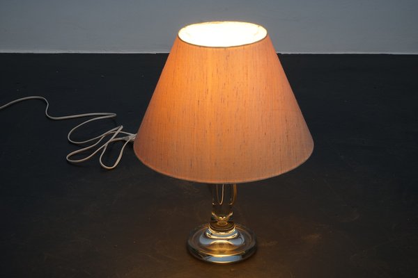 Vintage Glass Table Lamp from Holmegaard, 1960s-CIP-1104662